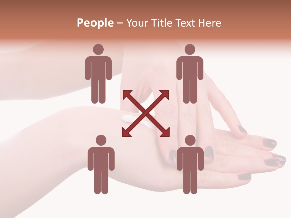 Hand Care, Isolated On White Background PowerPoint Template