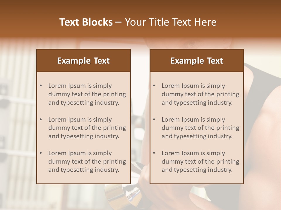 Man Having A Workout With Dumbbell In The Gym PowerPoint Template