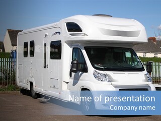 Camper Van PowerPoint Template