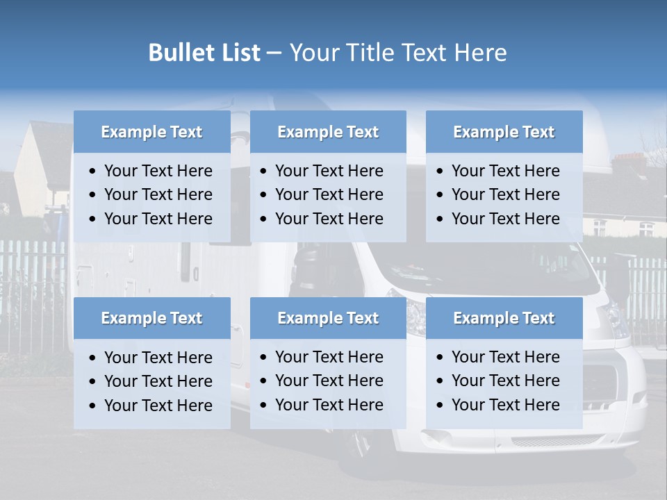 Camper Van PowerPoint Template