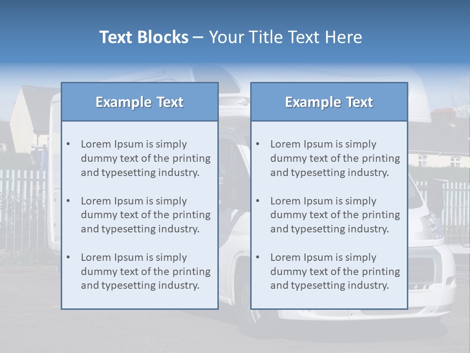 Camper Van PowerPoint Template