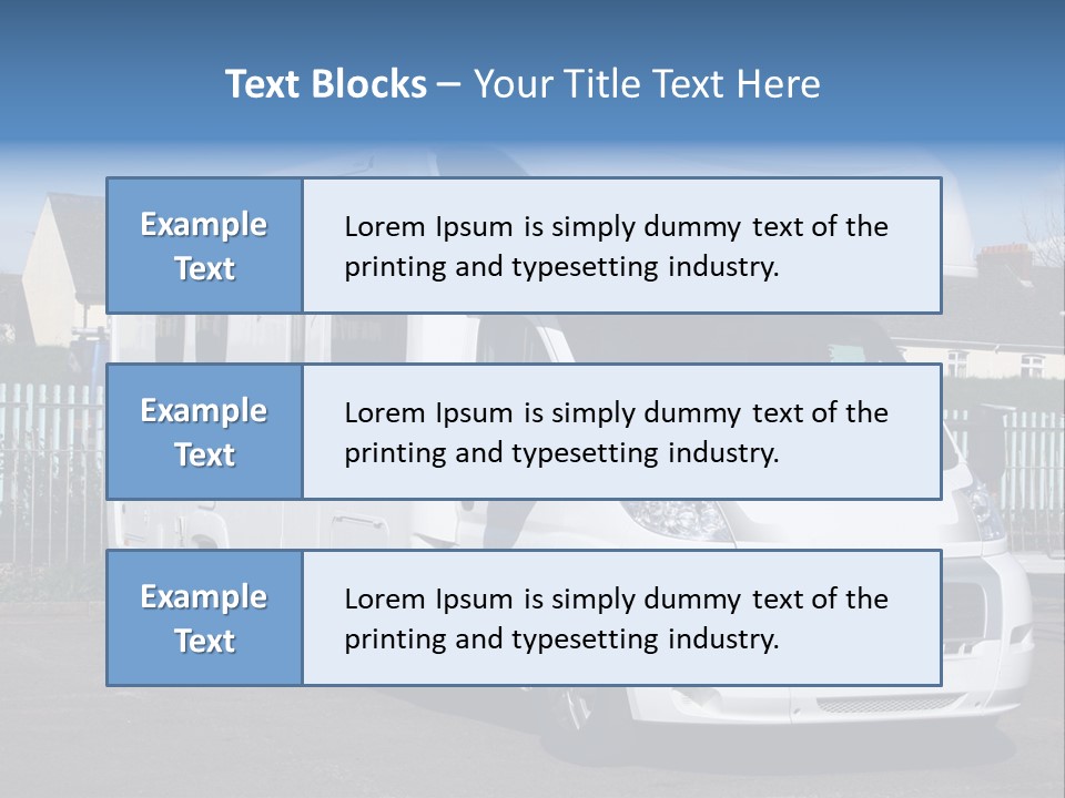 Camper Van PowerPoint Template