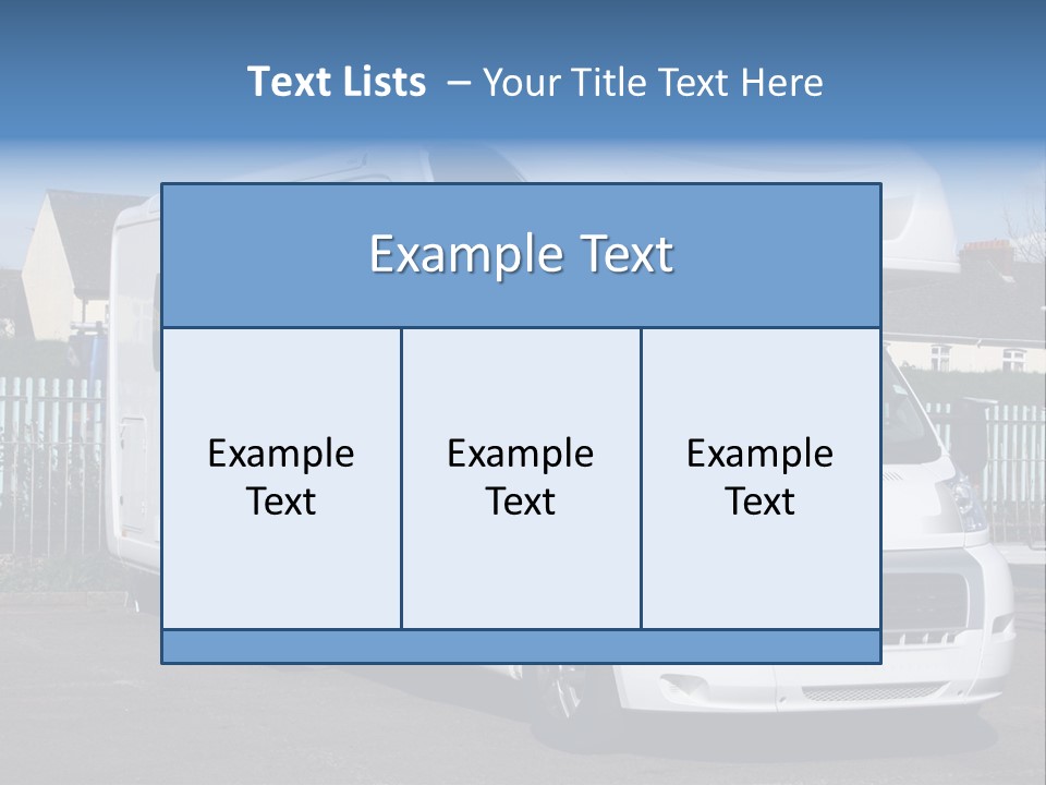 Camper Van PowerPoint Template