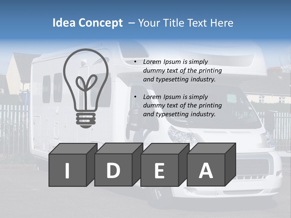 Camper Van PowerPoint Template