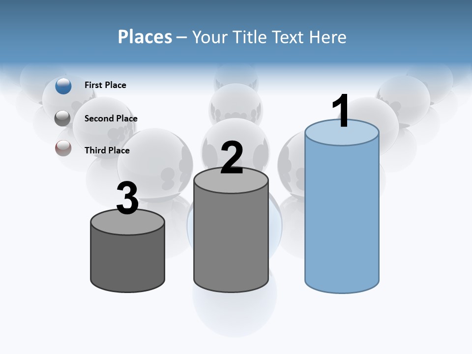 The Mountain, Blue Sky Day At Ski Resort PowerPoint Template