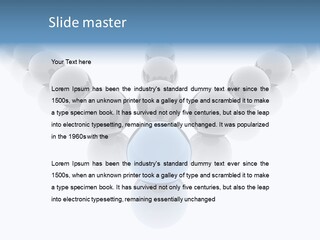 The Mountain, Blue Sky Day At Ski Resort PowerPoint Template