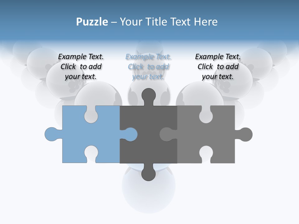 The Mountain, Blue Sky Day At Ski Resort PowerPoint Template