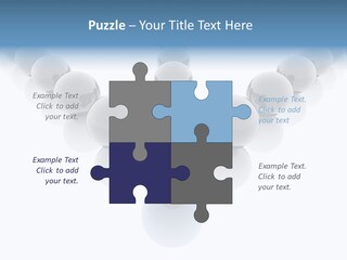 The Mountain, Blue Sky Day At Ski Resort PowerPoint Template