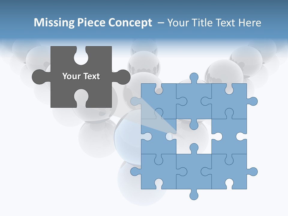 The Mountain, Blue Sky Day At Ski Resort PowerPoint Template