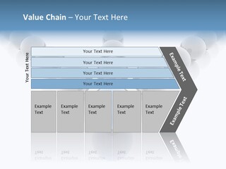The Mountain, Blue Sky Day At Ski Resort PowerPoint Template