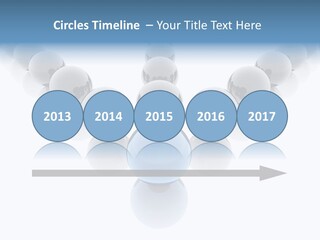 The Mountain, Blue Sky Day At Ski Resort PowerPoint Template