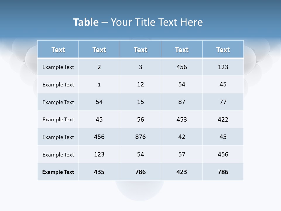The Mountain, Blue Sky Day At Ski Resort PowerPoint Template