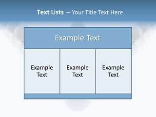 The Mountain, Blue Sky Day At Ski Resort PowerPoint Template