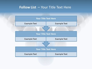 The Mountain, Blue Sky Day At Ski Resort PowerPoint Template