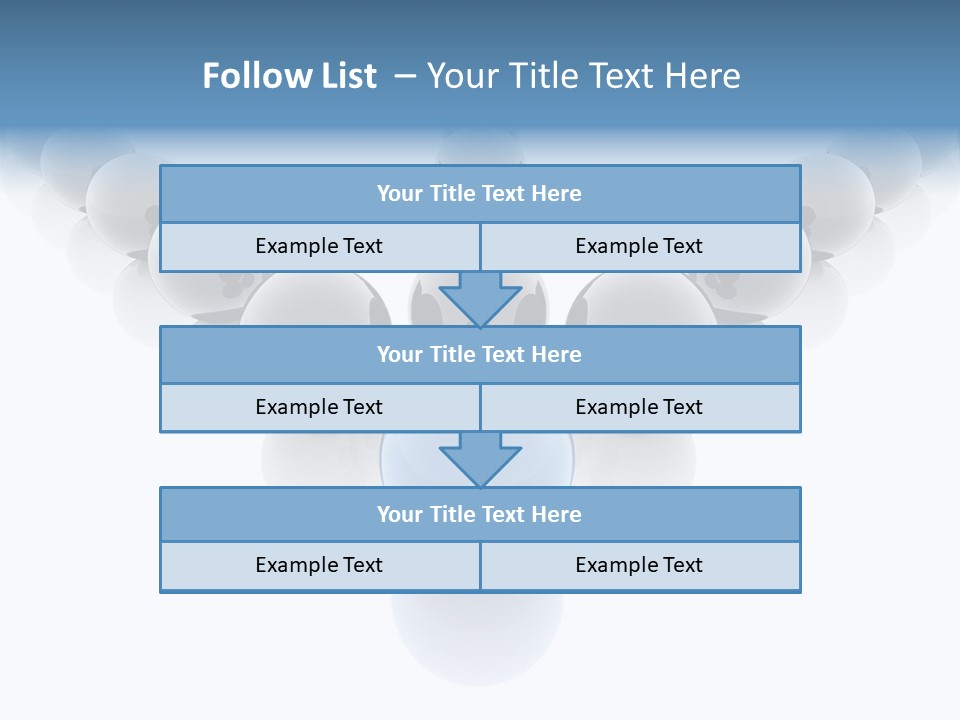 The Mountain, Blue Sky Day At Ski Resort PowerPoint Template