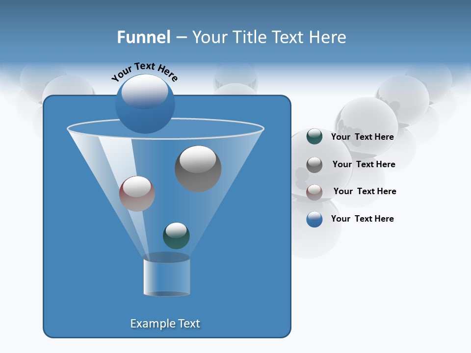 The Mountain, Blue Sky Day At Ski Resort PowerPoint Template