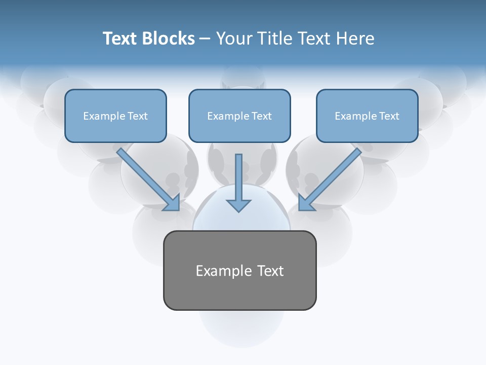The Mountain, Blue Sky Day At Ski Resort PowerPoint Template
