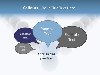The Mountain, Blue Sky Day At Ski Resort PowerPoint Template