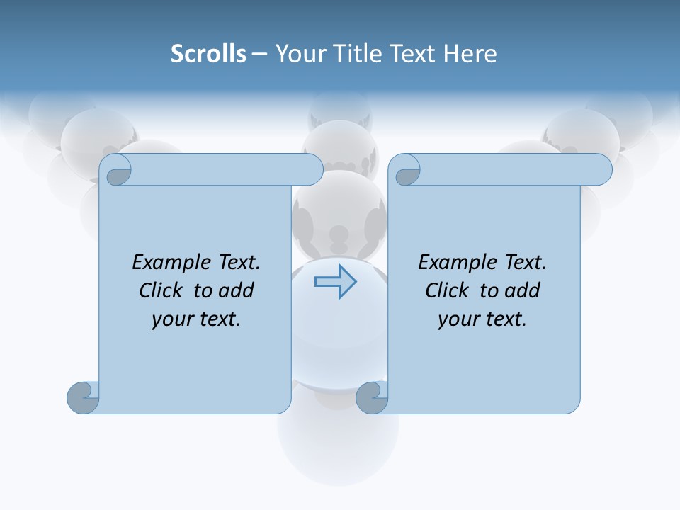 The Mountain, Blue Sky Day At Ski Resort PowerPoint Template
