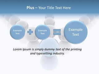 The Mountain, Blue Sky Day At Ski Resort PowerPoint Template