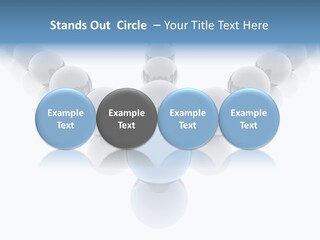 The Mountain, Blue Sky Day At Ski Resort PowerPoint Template