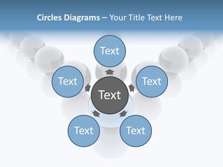 The Mountain, Blue Sky Day At Ski Resort PowerPoint Template