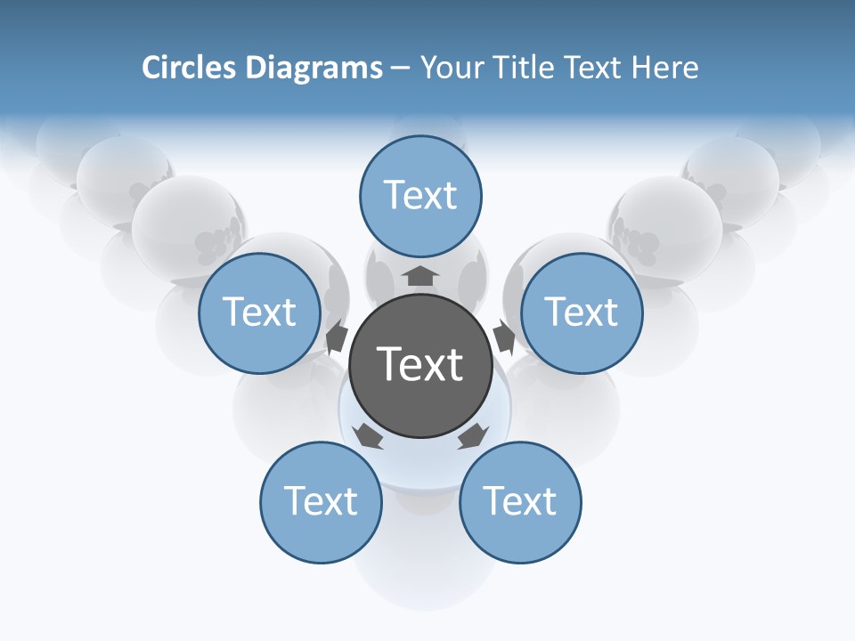 The Mountain, Blue Sky Day At Ski Resort PowerPoint Template