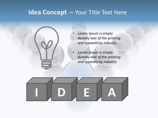 The Mountain, Blue Sky Day At Ski Resort PowerPoint Template