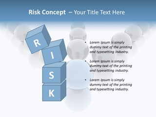 The Mountain, Blue Sky Day At Ski Resort PowerPoint Template