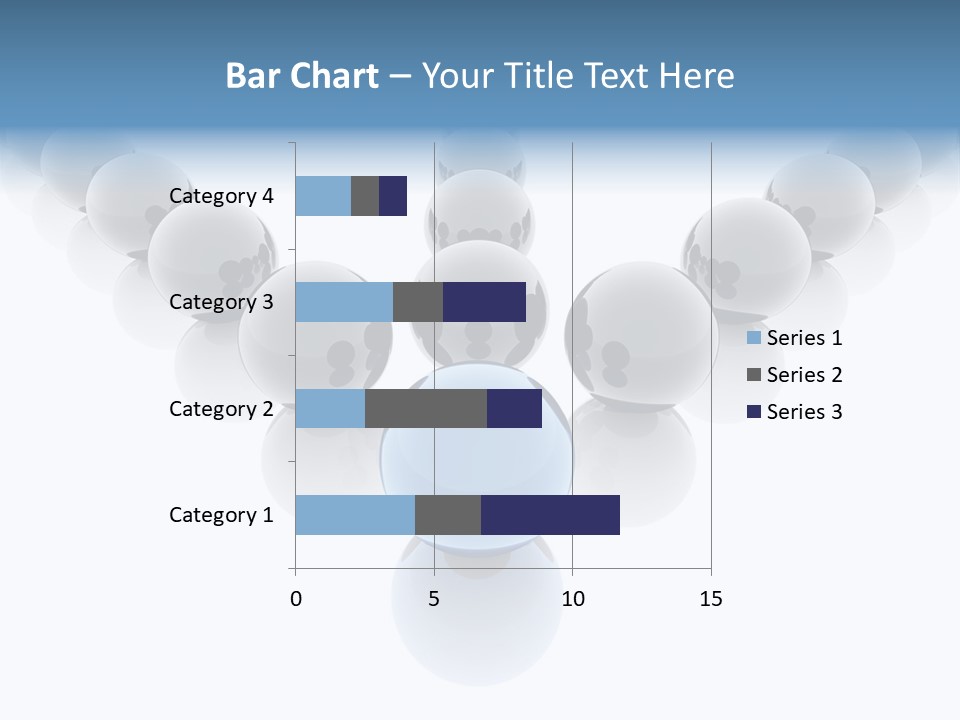 The Mountain, Blue Sky Day At Ski Resort PowerPoint Template