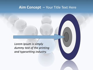 The Mountain, Blue Sky Day At Ski Resort PowerPoint Template