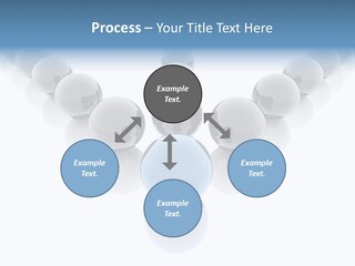 The Mountain, Blue Sky Day At Ski Resort PowerPoint Template