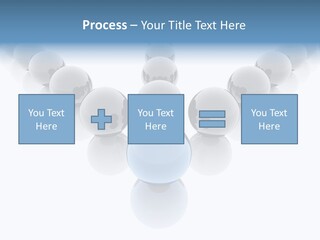 The Mountain, Blue Sky Day At Ski Resort PowerPoint Template
