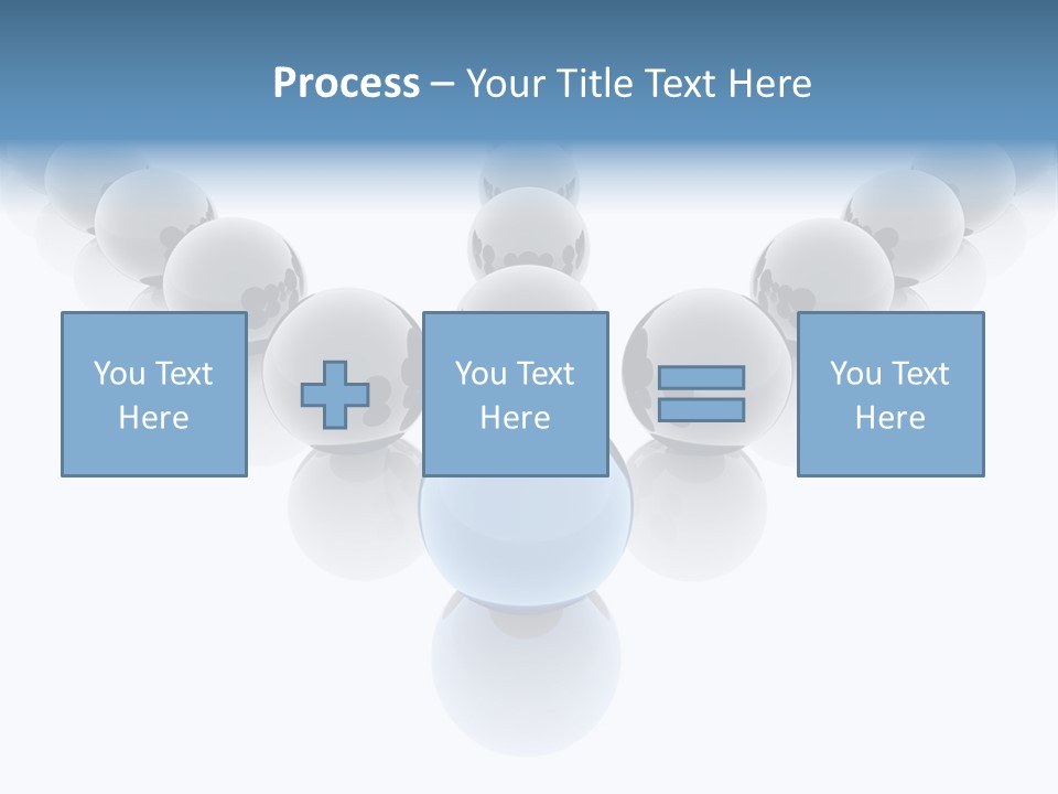 The Mountain, Blue Sky Day At Ski Resort PowerPoint Template