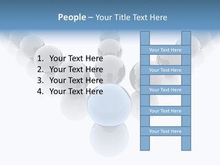 The Mountain, Blue Sky Day At Ski Resort PowerPoint Template