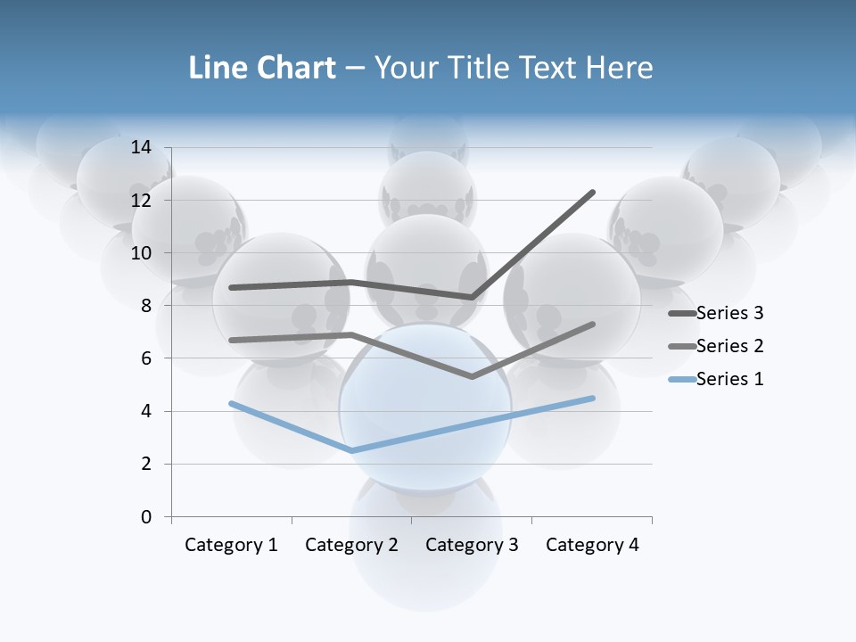 The Mountain, Blue Sky Day At Ski Resort PowerPoint Template