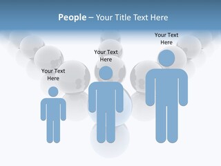 The Mountain, Blue Sky Day At Ski Resort PowerPoint Template