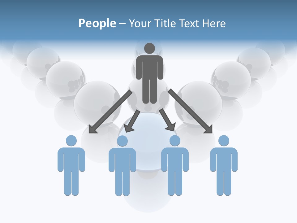 The Mountain, Blue Sky Day At Ski Resort PowerPoint Template