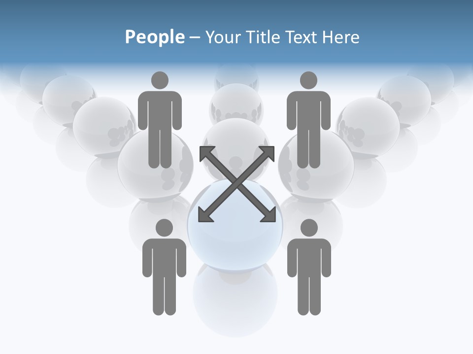 The Mountain, Blue Sky Day At Ski Resort PowerPoint Template