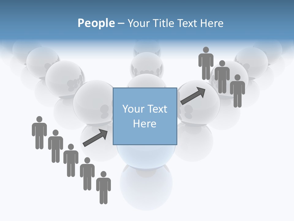 The Mountain, Blue Sky Day At Ski Resort PowerPoint Template