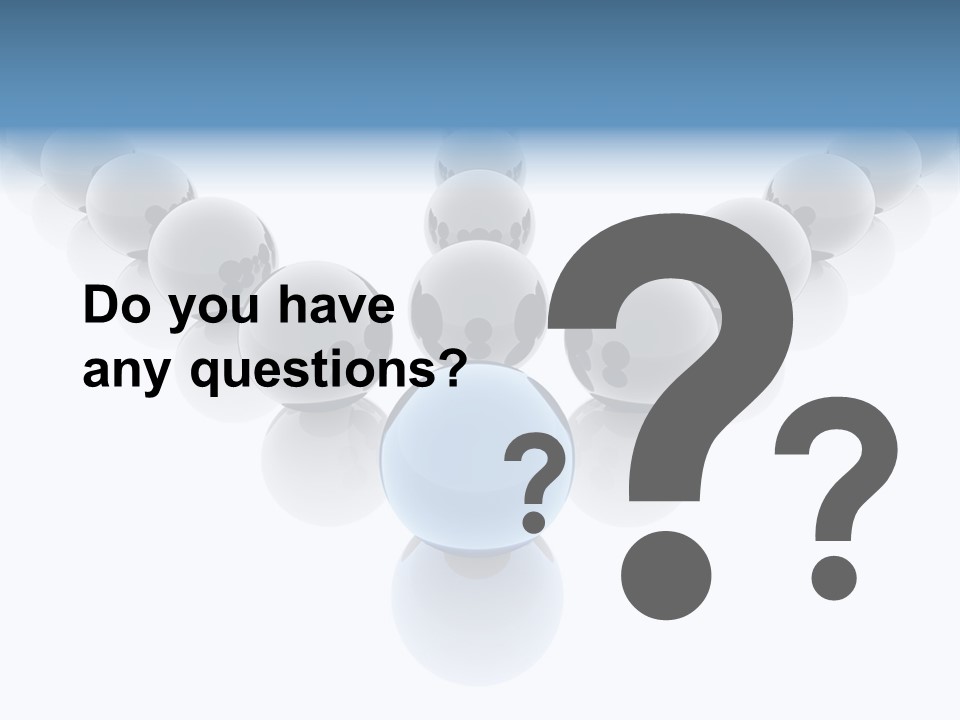 The Mountain, Blue Sky Day At Ski Resort PowerPoint Template