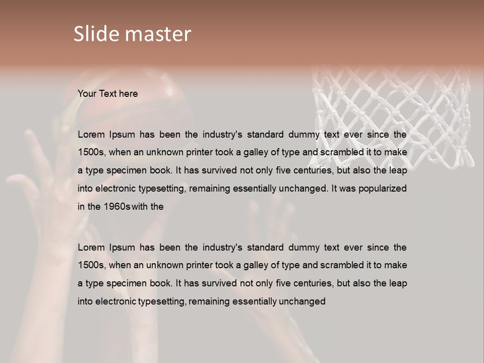 Basket Ball PowerPoint Template