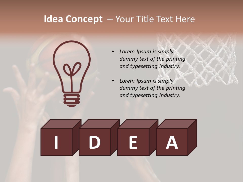 Basket Ball PowerPoint Template