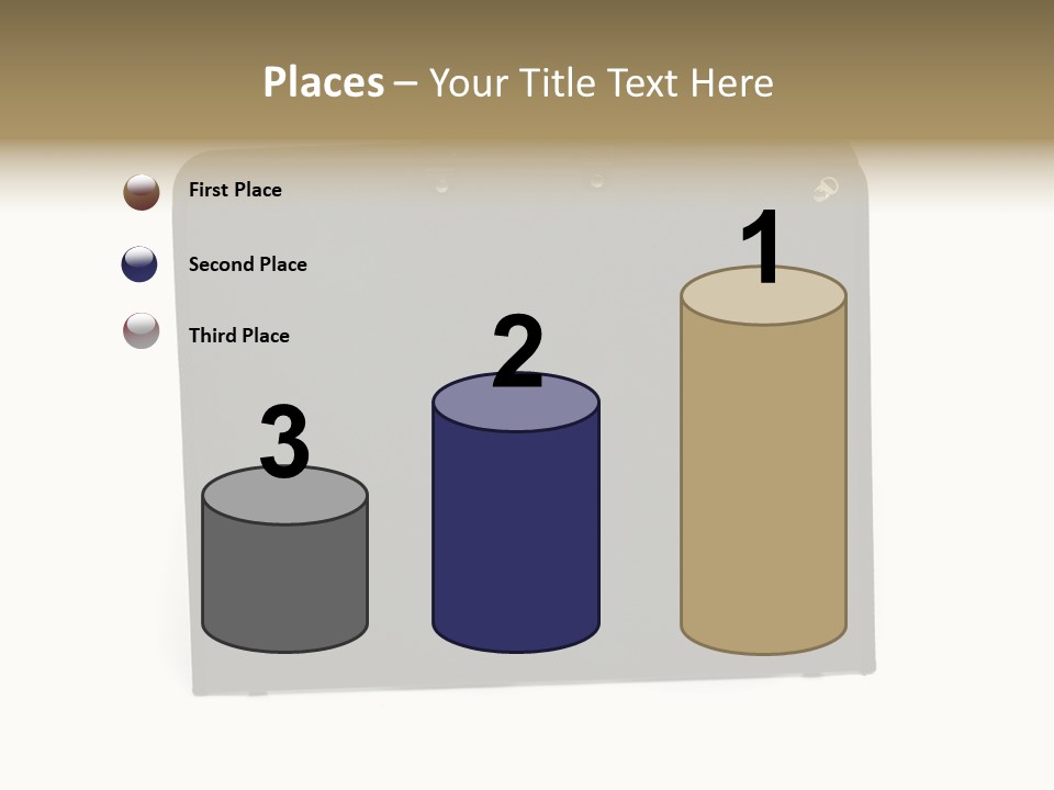 Picture Of Black Portfolio Case On White Background PowerPoint Template