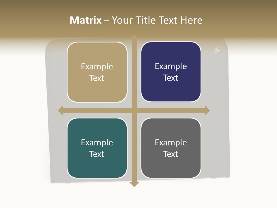 Picture Of Black Portfolio Case On White Background PowerPoint Template