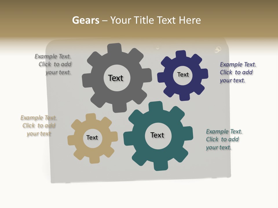 Picture Of Black Portfolio Case On White Background PowerPoint Template