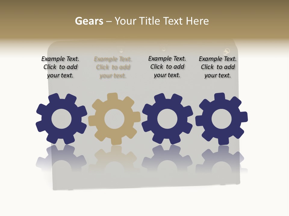 Picture Of Black Portfolio Case On White Background PowerPoint Template