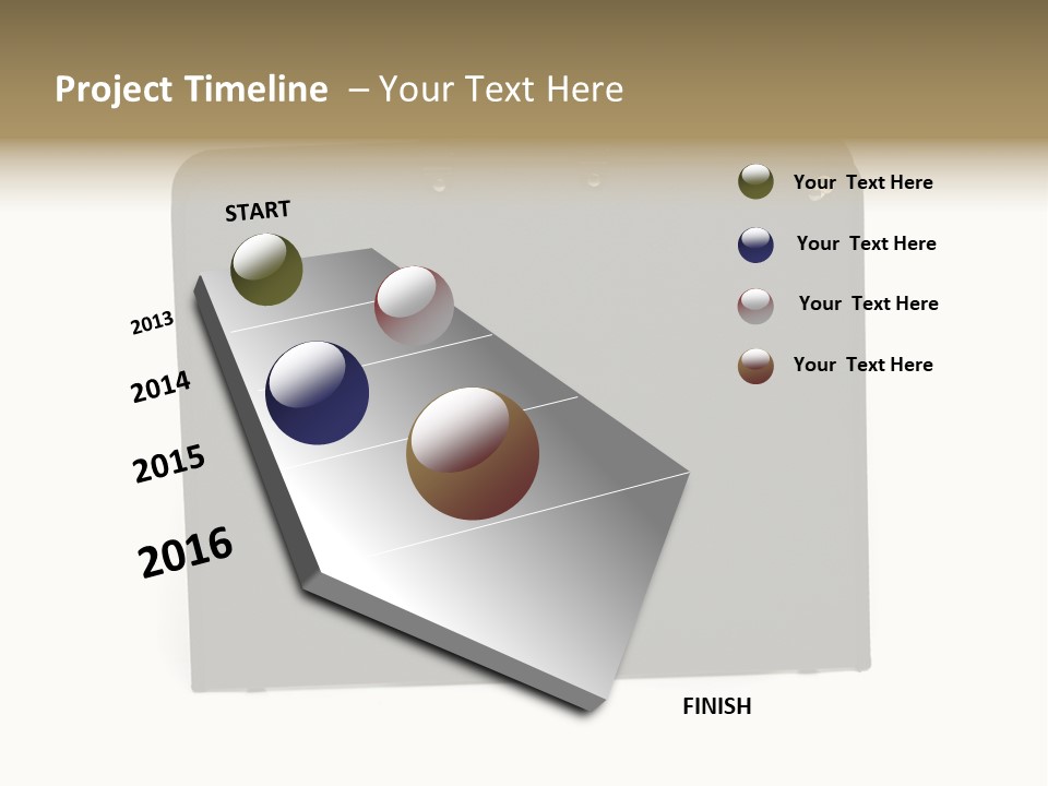 Picture Of Black Portfolio Case On White Background PowerPoint Template