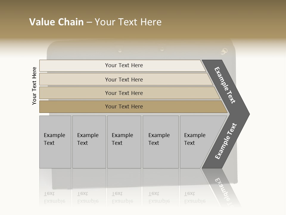 Picture Of Black Portfolio Case On White Background PowerPoint Template