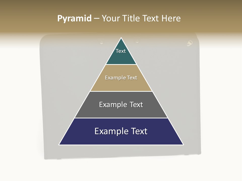 Picture Of Black Portfolio Case On White Background PowerPoint Template